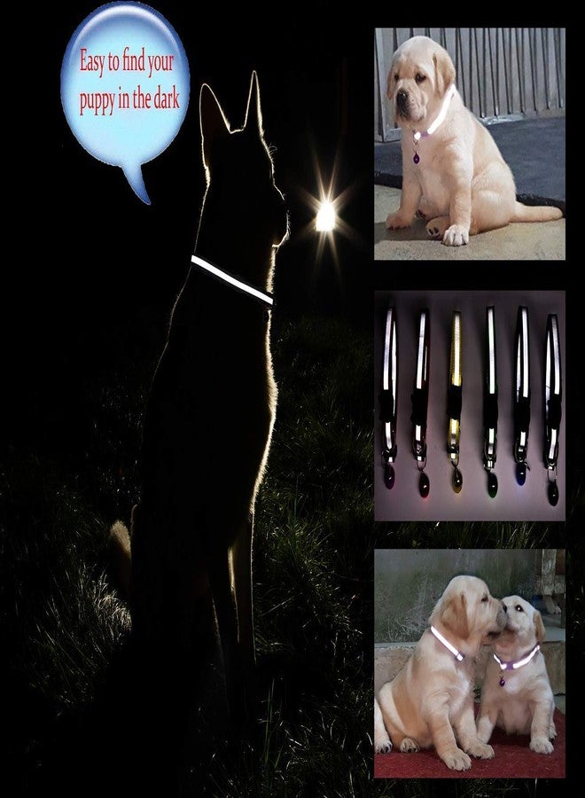 Pet Guard Nylon Reflective Cats Collar with Bell - Black - Image 4